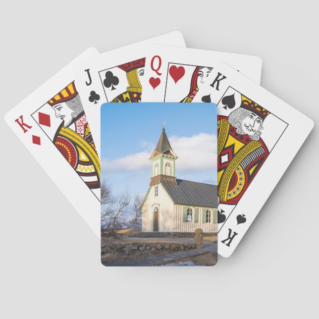 Thingvellir National Park in Iceland Playing Cards (Back)