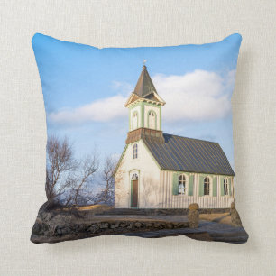 Thingvellir National Park in Iceland Throw Pillow