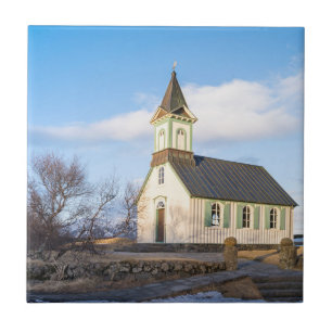 Thingvellir National Park in Iceland Tile
