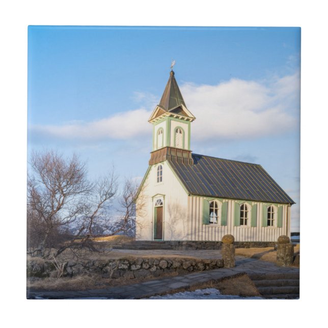 Thingvellir National Park in Iceland Tile (Front)