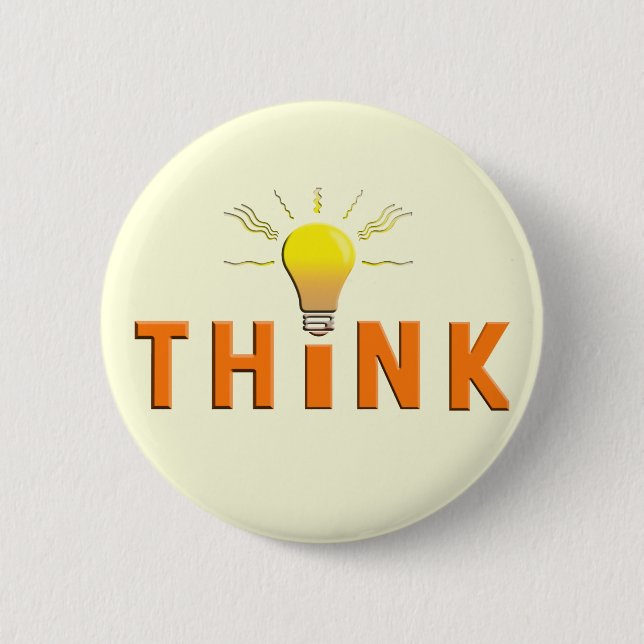 Think 2 Inch Round Button (Front)