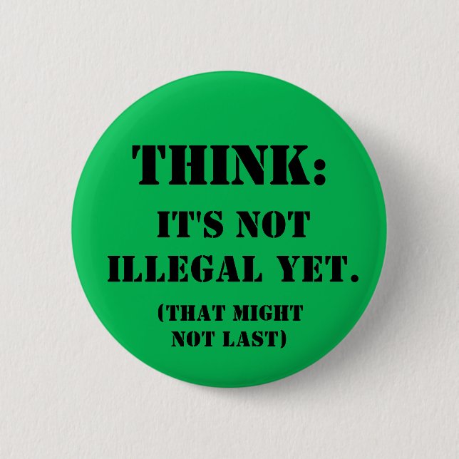 Think 2 Inch Round Button (Front)