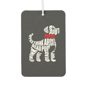 Think about DEAD Puppies White Air Freshener