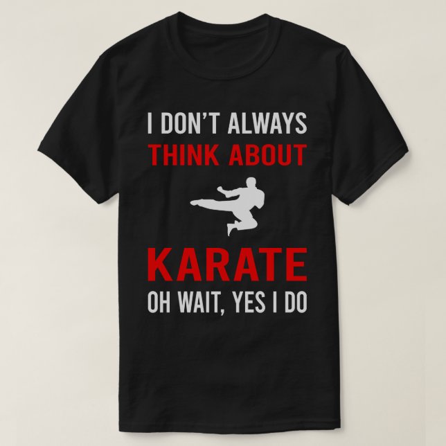 Think About Karate T-Shirt (Design Front)