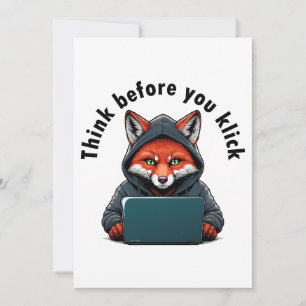 Think before you click - Cyber Security Invitation