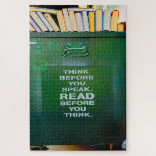 Think Before You Speak Wise Words Jigsaw Puzzle