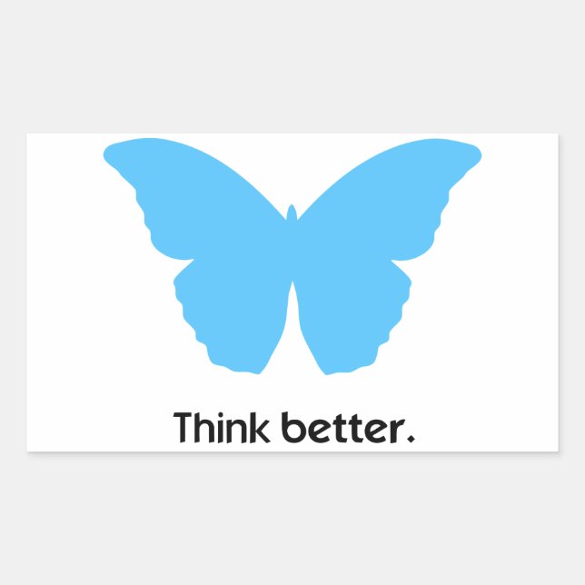 Think better with MorphOS Sticker (Front)