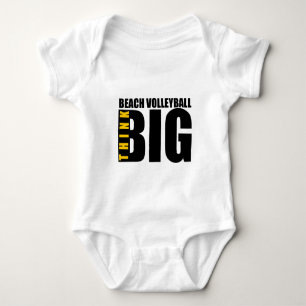 Think Big BEACH-VOLLEYBALL Sports Designs Baby Bodysuit
