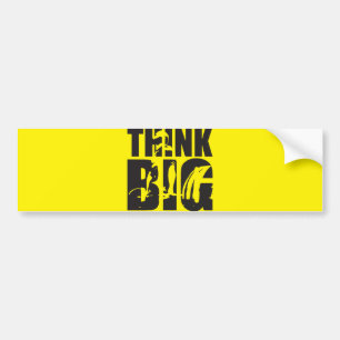 Think Big - Gym Motivation Bumper Sticker