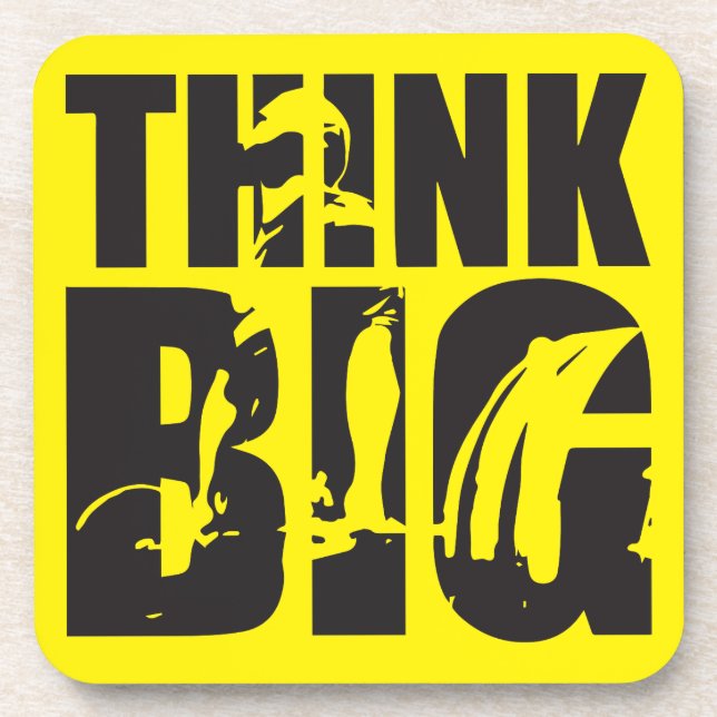 Think Big - Gym Motivation Coaster (Front)