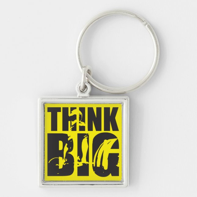 Think Big - Gym Motivation Keychain (Front)