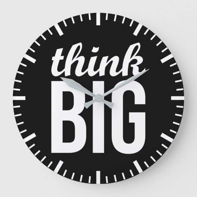 Think Big Large Clock (Front)