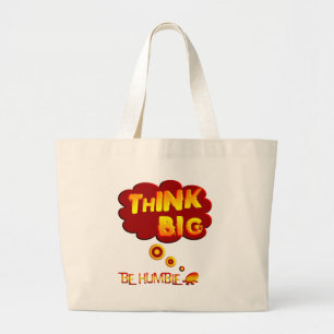 Think Big Large Tote Bag