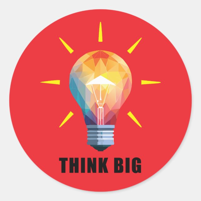 Think Big Sticker (Front)