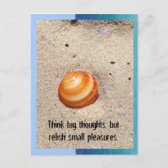 Think big thoughts, but reli... postcard (Front)