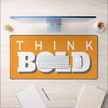 think bold orange desk mat<br><div class="desc">enjoy!</div>