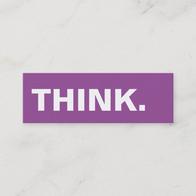 THINK. Business Cards (Front)