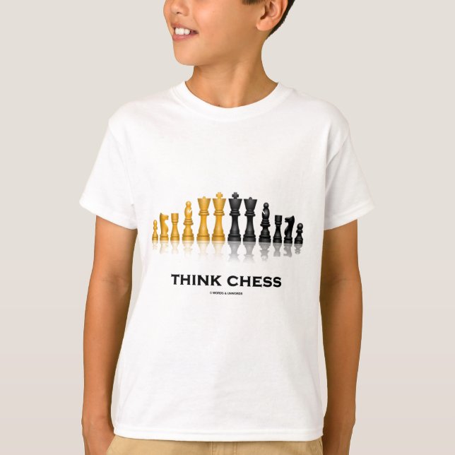 Think Chess (Chess Set) T-Shirt (Front)