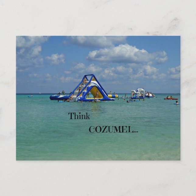 Think Cozumel! Postcard (Front)