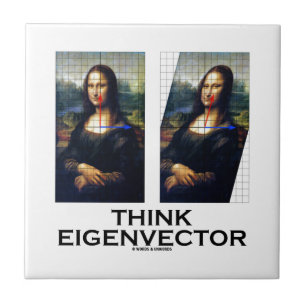 Think Eigenvector (Mona Lisa Restored) Tile