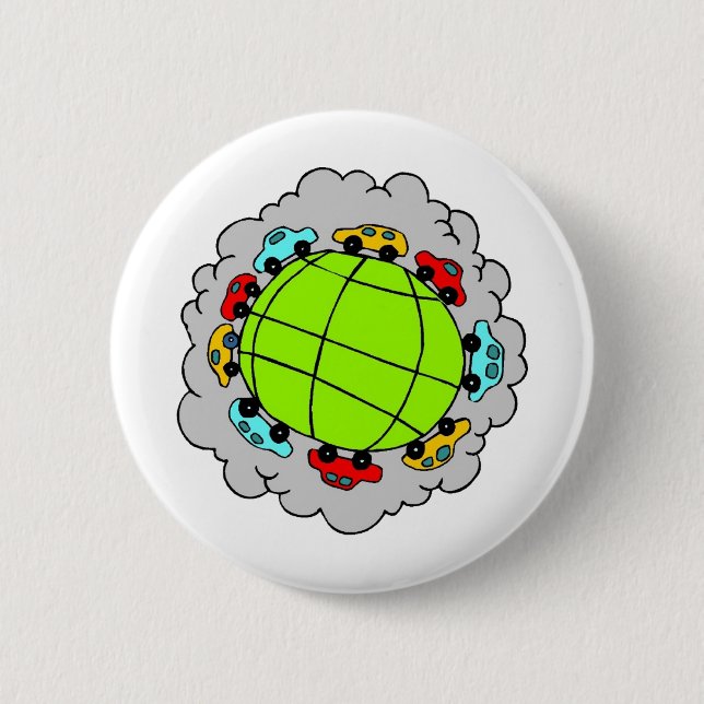 Think Electric Cars 2 Inch Round Button (Front)