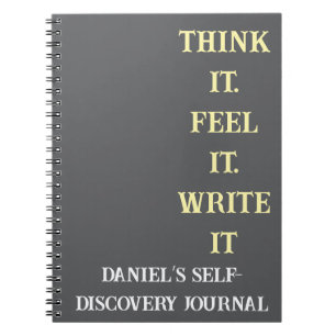 Think Feel Write Custom Reflective Journal