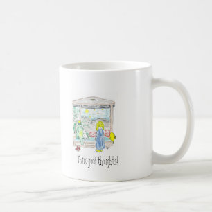 Think good thoughts! coffee mug