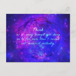 THINK- Good Vibes Manifestation Card