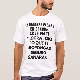 THINK GREAT PERSONALIZED GIFT FOR(NAME) T-Shirt