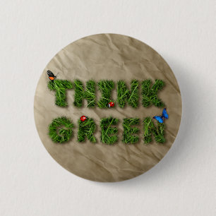 think green 2 inch round button
