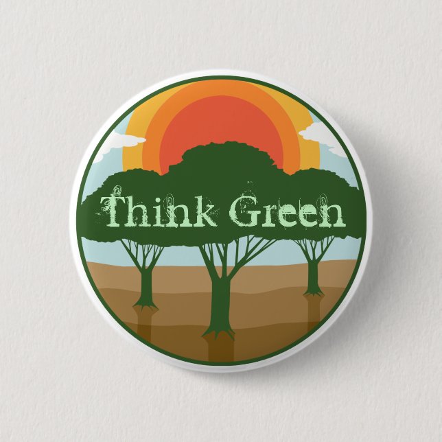 Think Green Button (Front)
