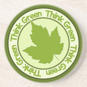 Think Green coaster