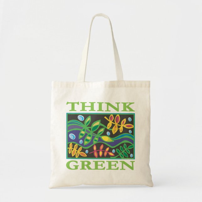 Think Green Environmental Tote Bag (Front)
