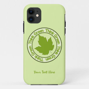 THINK GREEN iPhone cases