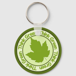 Think Green key chain