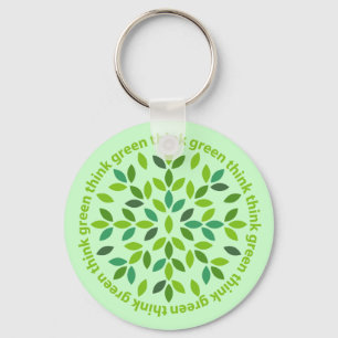 Think Green Keychain