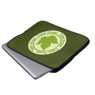 THINK GREEN laptop sleeves