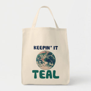 Think Green Parody Tote Bag