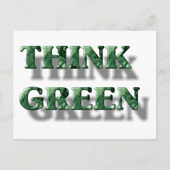 Think Green Postcard (Front)