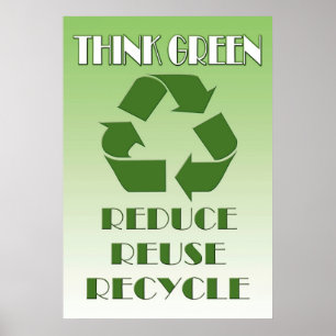 Think green poster