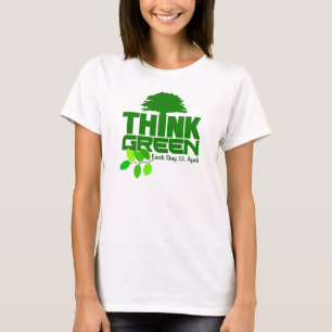 Think Green shirt - choose style & colour