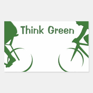 Think Green Sticker