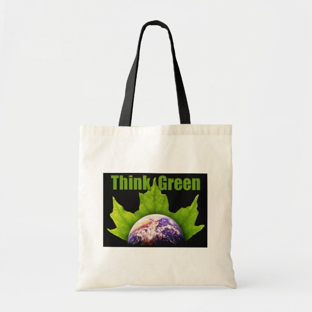 Think Green totebag Tote Bag (Front)