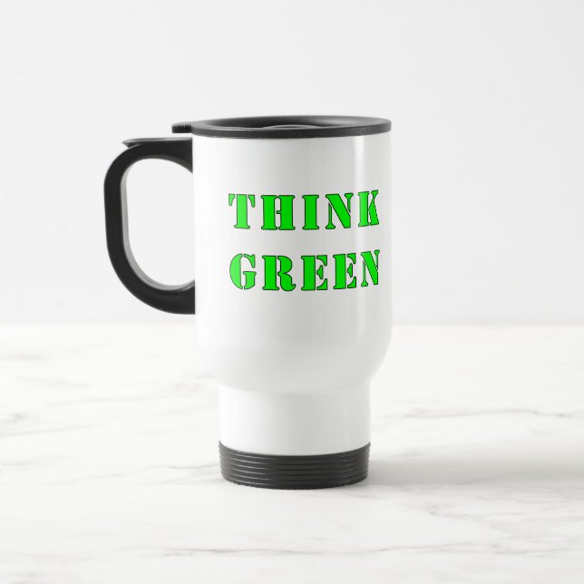 Think Green Travel Mug (Left)