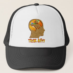 Think Happy Trucker Hat