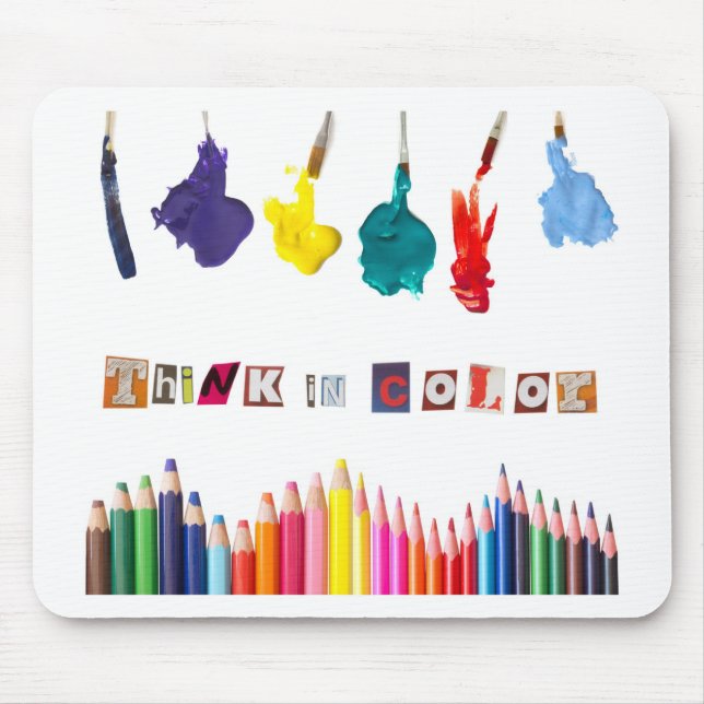 think in colour mouse pad (Front)