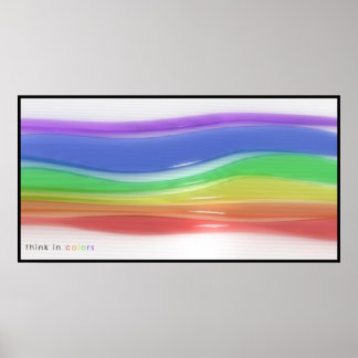 Think in Colours Poster