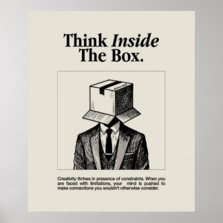 Think inside the box zz poster