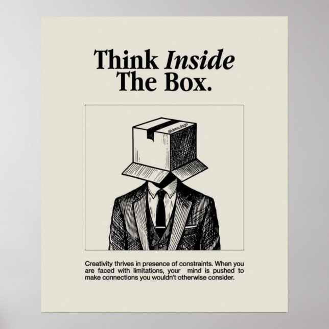 Think inside the box zz poster (Front)