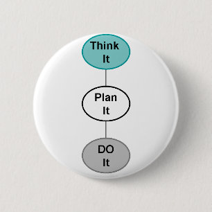 Think It 2 Inch Round Button